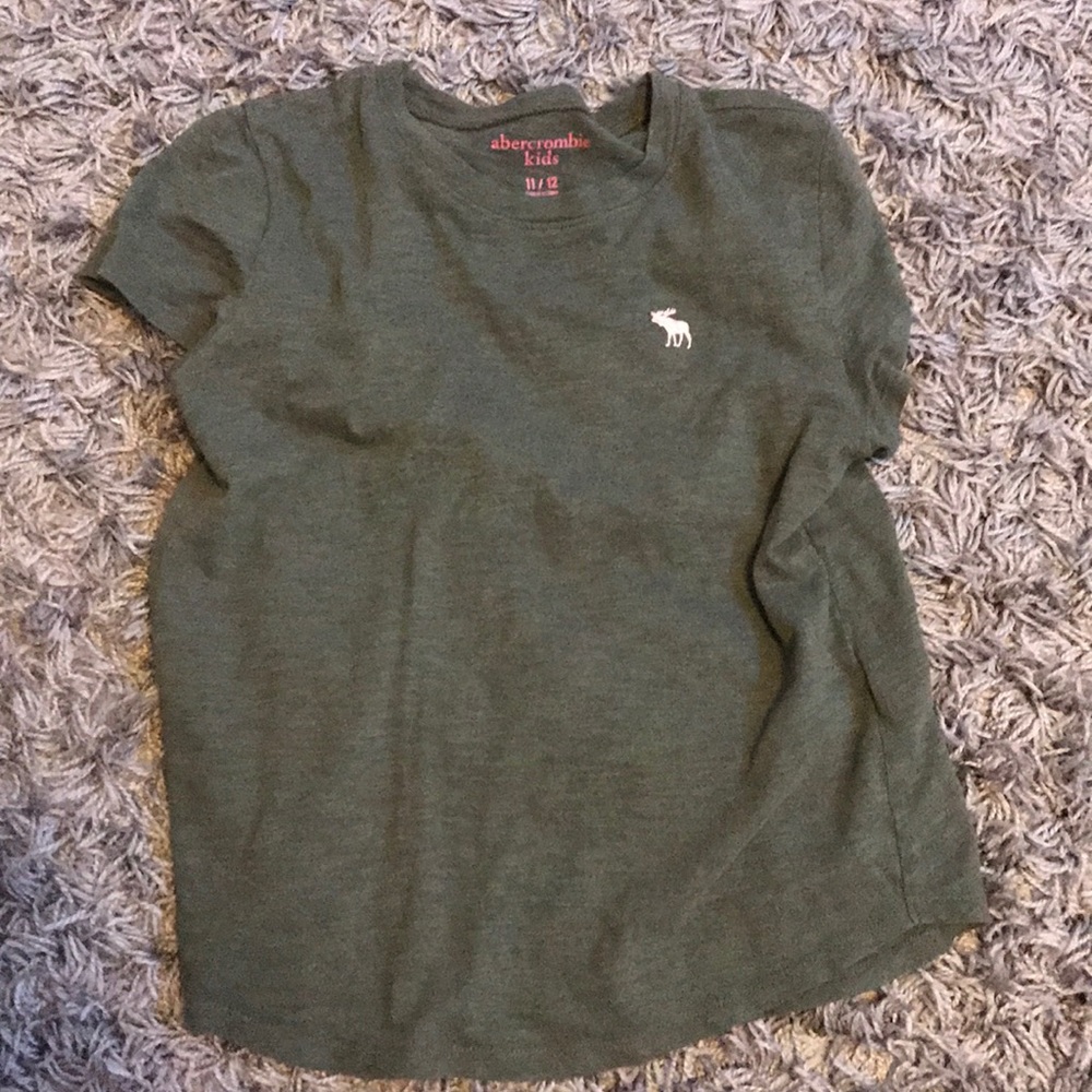 girls abercrombie olivie green tee